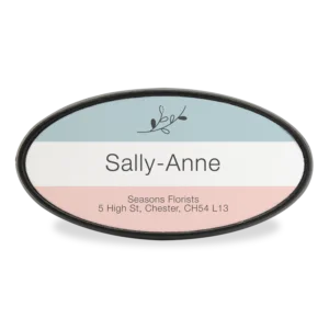 Oval Framed Badge for Sublimation