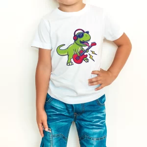 White Sublimation Round Neck T-shirts - Childrens