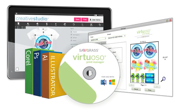 Access to Creative Studio & Virtuoso Print Manager