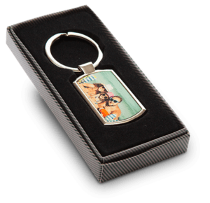 Rectangle Keyring with Insert & Presentation Box