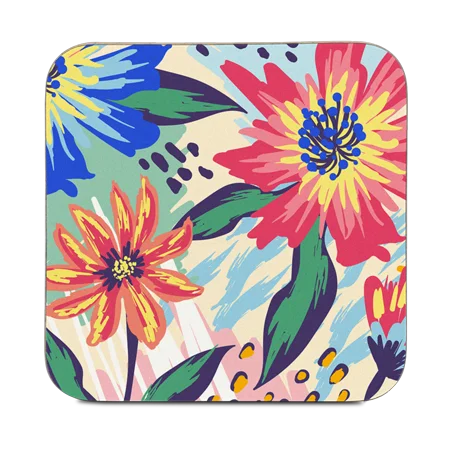 Unisub Matte 9x9cm Square Sublimation Coasters for Custom Printing