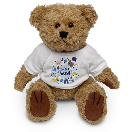 Teddy with Shirt - Brown