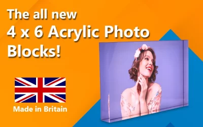 The all new 4 x 6 Acrylic Photo Block