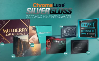 STOCK CLEARANCE! Chromaluxe Metal – Silver Gloss