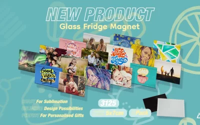 New Product! Glass Fridge Magnets