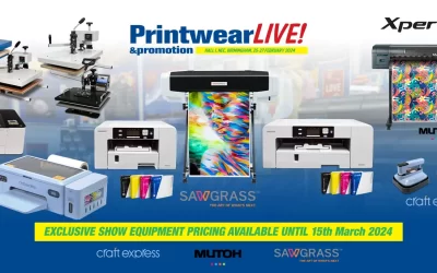 Printwear & Promotion LIVE! Equipment Offers